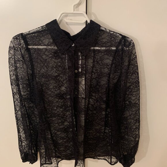 NWT Wilfred Fleur Lace Blouse - Picture 2 of 2